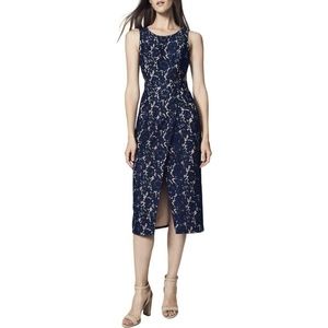 NWT Fame and Partners Lace Front Slit Sheath Dress